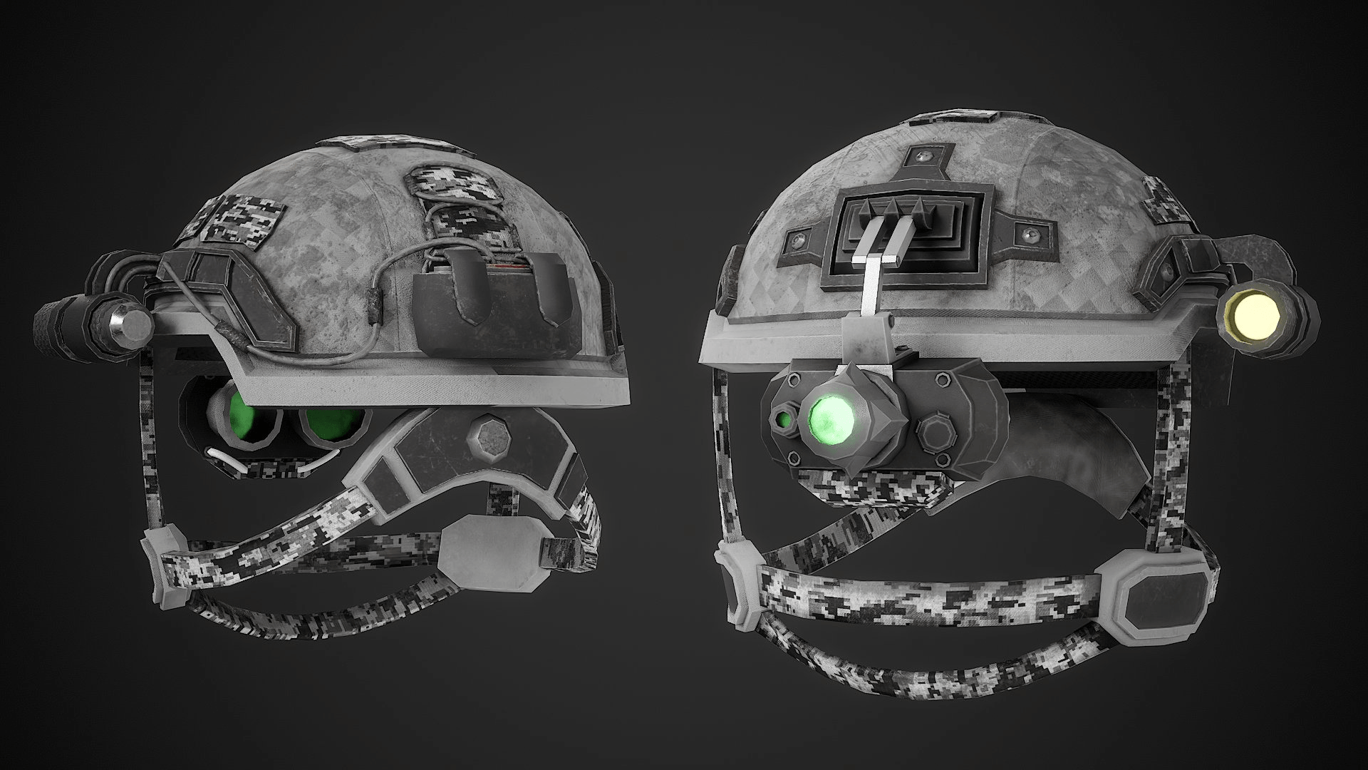 Tactical Helmet - Ice Chaos